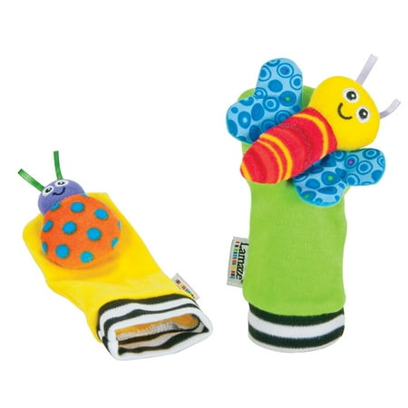 - Lamaze Gardenbug Foot Finders, Baby Sock Rattles