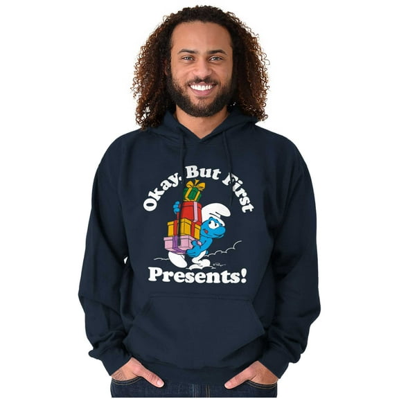 Smurfs Cartoon Christmas Presents Hoodie Sweatshirt Women Men Brisco Brands S