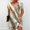 Yellow, variant on Women's Summer Seaside Fashion Casual Printed Short Sleeve Round-Neck Dress