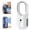 A, variant on olkpmnmk Desk Fan Bladeless, 6 Speed Adjustment Quiet Bladeless Fan, USB Rechargeable Blower Circulator with Night Light, Small Quiet Table Fan for Personal Bedroom Home Office Desktop