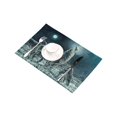thumbnail image 3 of MKHERT Cool Wolves Howling at Moon Painting Placemats Table Mats for Dining Room Kitchen Table Decoration 12x18 inch,Set of 6, 3 of 4