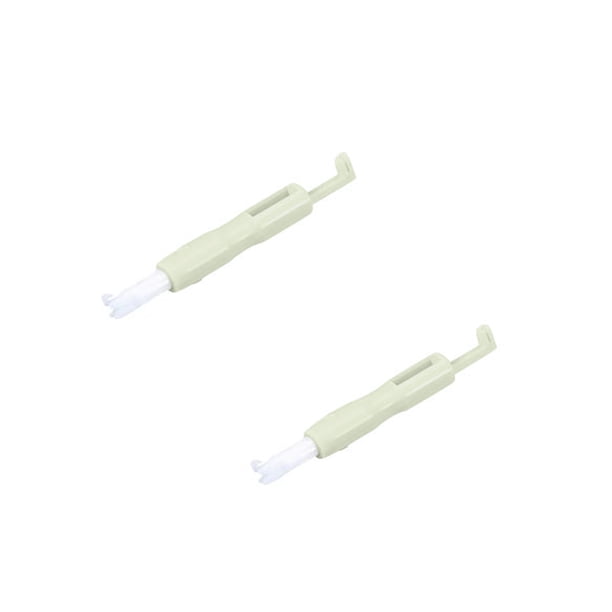 Enhebrador de Agujas, Herramienta de Inserción Automática con Guía, Cambiador de Agujas Fácil con Longitud de 7.5 cm para Máquina de Coser, Costura a Mano