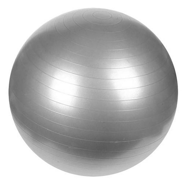 26" Exercise Exercise Yoga Ball for Yoga Fitness Pilates Sculpting, Silver Smooth Surface 2.3lb Gym/Household Explosion-Proof Thicken Yoga Ball - Walmart.com
