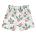 thumbnail image 2 of Kids' Beach Pants Comfortable Swim Trunks Peach Holly Leaves and Berries Shorts for Pool Vacation and Lounge Wear 4T, 2 of 8