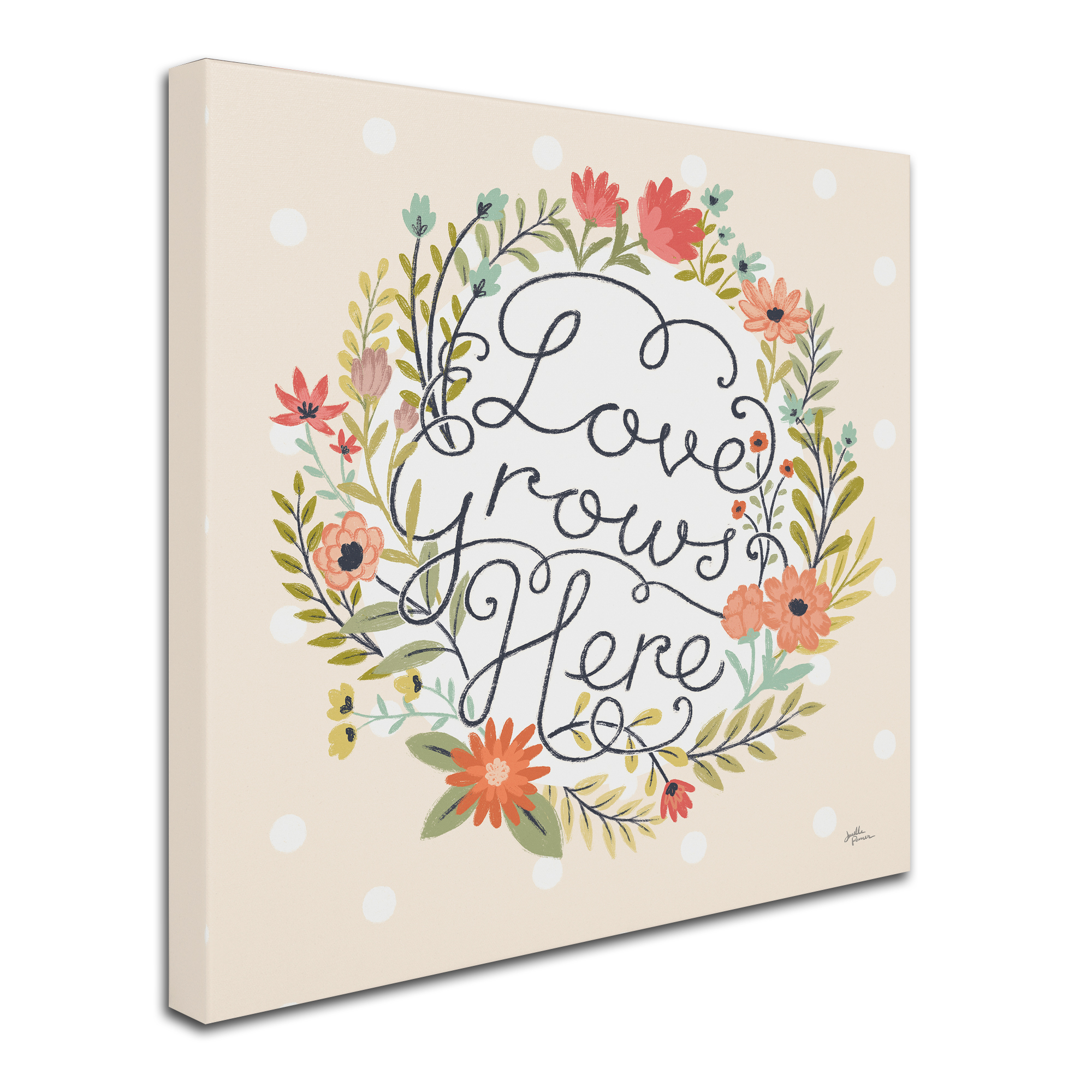 Trademark Fine Art 'Retro Garden III' Canvas Art by Janelle Penner