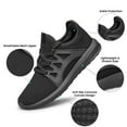 thumbnail image 5 of YHOON Women's Slip on Walking Shoes Casual Fashion Running Tennis Shoes Lightweight Breathable Sneakers All Black Size 9.5, 5 of 5