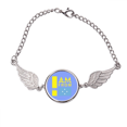 thumbnail image 1 of Soy de Micronesia Pulsera pulsera pulsera alas de ángel pulsera, 1 of 3