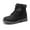 BLACK, variant on Boys & Girls Autumn Winter Boots Side Zipper Comfort Ankle Boots for Toddler/Little Kid/Big Kid