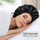 thumbnail image 3 of Gorro Edoneery de seda satinada para mujeres con cabello rizado, 3 of 7