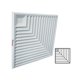 thumbnail image 2 of Rejillas de Alta Calidad DiamanBis 2 WayCorner 21x21" Aluminio Blanco 2756m3/hr 2 vías esquina marco biselado., 2 of 2