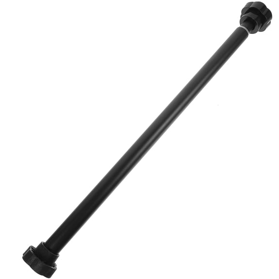 Mobutofu 1Pcs Extendable Curtain Rods Black 88x5cm Round Shape For Homeowners And Rental Properties