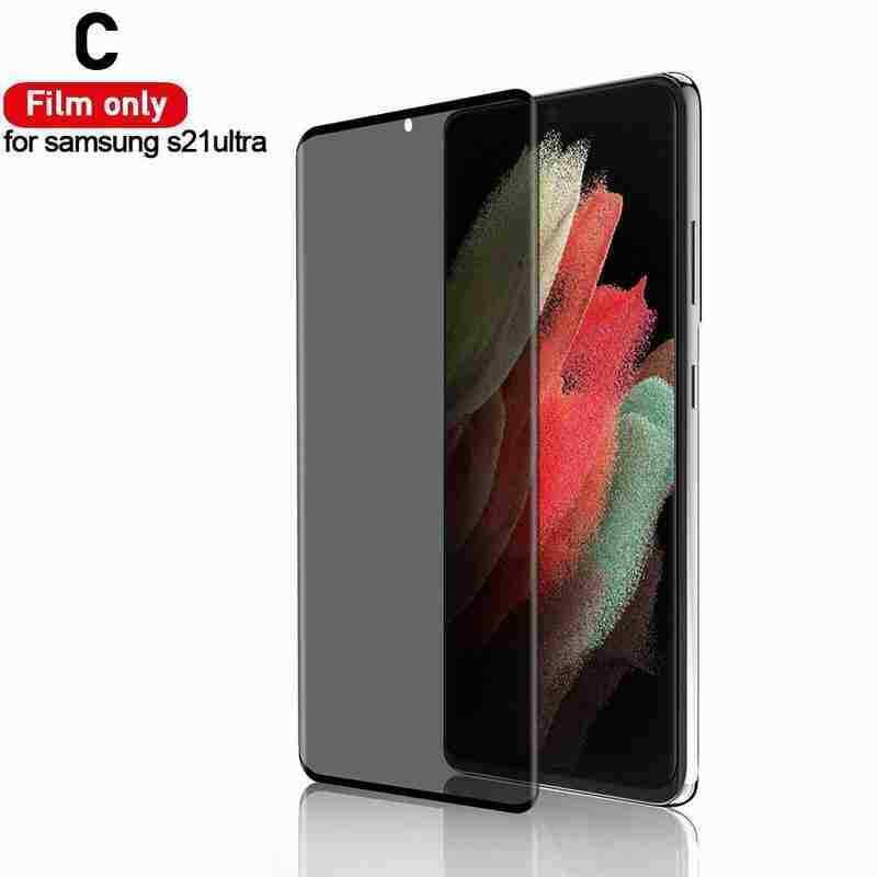 Scratch Resistant Flexible Clear TPU Film S21 Ultra REFUN 6.8 INCH 3 PACK Easy to Install Bubble Free Fingerprint ID Compatible Screen Protector for Samsung Galaxy S21 Ultra 5G Case Friendly