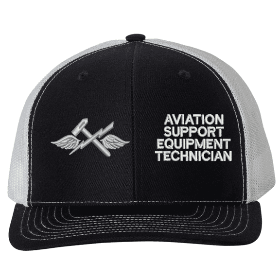 Navy Aviation Support Equipment Technician (AS) Rating USA Mesh-Back Cap