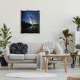 thumbnail image 2 of Stupell Industries Nebula Over Lake Landscape Nature Photography Gray Floater Framed Art Print Wall Art, 25 x 31, 2 of 9