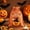 orange four, variant on Halloween Linen Drawstring Goodie Bags, 4-Pack Trick-Or-Treat Candy Storage Pouches, Lightweight Mini Hessian Fabric Pumpkin Witch Pattern Sacks For Packing Gifts
