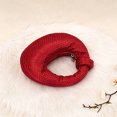 thumbnail image 3 of Remanland Women's Satin Evening Crescent Handbag, Red, 3 of 5