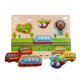 thumbnail image 1 of Juego de Mesa de Rompecabezas de Madera Para Niños Fiudx Liquidación de Ahorros de Verano Tablero de Mano Grueso, 1 of 2