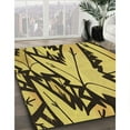 thumbnail image 2 of Ahgly Company Indoor Round Patterned Bakers Brown Area Rugs, 4' Round, 2 of 6