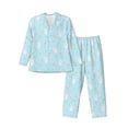 thumbnail image 1 of Fotbe Cute Bunny Pijama de Hombre con Estampado de Manga Larga, Conjunto de 2 Piezas, Ropa de Dormir Suave y Cómoda con Bolsillos-X-Large, 1 of 7