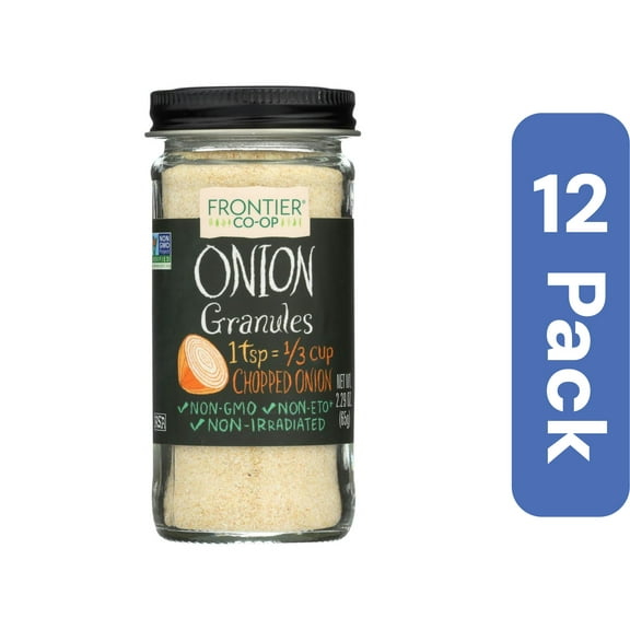 Frontier Herb Bottle Green & White Onion 2.4 oz (Pack of 12)