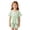 Light Green, variant on Girls Summer Pajama Short Sleeve Cloud Print Cute Cartoon Loungewear For Toddler Comfy Outfit Girls Outfit Sets,Yellow,2-3 Years