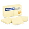 Highland 6549 Self-Stick Notes, 3 x 3, Yellow, 100 Sheets, 12 Pack ...