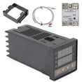 thumbnail image 1 of Digital PID Thermostat Temperature Controller, 100V-240V Waterproof Chicken House Heater Control, LED Temperature Controller with 3.3ft M6 Imperial K Type Thermocouple Relay Module, 1 of 7