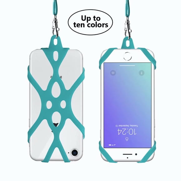 ROCONTRIP 2 in 1 Cell Phone Lanyard Strap Case Holder with Detachable Neckstrap Universal for Smartphone iPhone 8,7 6S iPhone 6S Plus, Google Pixel LG HTC Huawei P10 4.7-5.5 inch