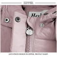 thumbnail image 2 of SGMVNU Baby Toddler Snowsuit Winter Zipper Puffer Coat Jacket Snow Pants Bib Winter Boys Girls Two Piece Outfit Snow Suit(Size 3-4 Years, Pink), 2 of 3