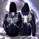 thumbnail image 2 of Venom-Sudadera con capucha de Spiderman vs Venom para hombre y mujer, chaqueta deportiva de Hip Hop, disfraz de Halloween, Primavera, 2 of 5