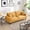 Orange, variant on 74" High Resilience three seater Sofa, Wooden Frame 3 Seat Sofa, Comfy , Modern Upholstered Sofa, Living Room Bedroom Apartment , Orange