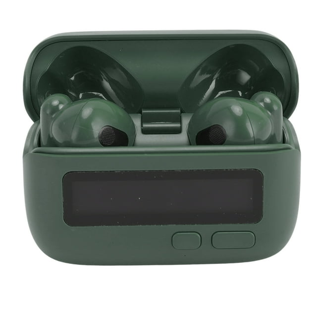 Auriculares Con Cancelación de Ruido, Auriculares inalámbricos 5.2 Estéreo Hifi Con Estuche de Carga y Pantalla LED, Auriculares Deportivos Ergonímicos y Livios
