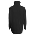 thumbnail image 7 of VISALY High Neck Sweaters Crochet Sweaters Women's 2023 Winter Sweaters Oversized Turtleneck Long Sleeve Chunky Knitted Pullover Tops Business Casual Sweater Hoodie Pullover Tunic Sweatshirt Black L, 7 of 7