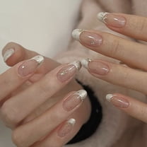 CuteHelper Mermaid Glow Press-On Nails - 10PCS Medium Almond ...