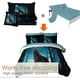 thumbnail image 4 of Edredón Lobo Twin para Niño Niña Verde Bosque Juego de cama Lobo Twin 8 Piezas, 4 of 6