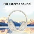 thumbnail image 4 of asxite Over Ear Headphones,Head Mounted Wireless Bluetooth Headphones Folding Sports Long Battery Life Music And Gaming Beige, 4 of 4