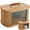 wood, variant on Wood Bread Box Bread Bin Bread Storage Container Multipurpose Keeper Retro Gift Box Food Container For Kitchen Countertop Bakery Pantry