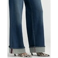 thumbnail image 4 of Jessica Simpson Women's and Women's Plus Freesia Wide Leg Jeans, 30", 32", and 34" Inseams, Sizes 2-24W, 4 of 7