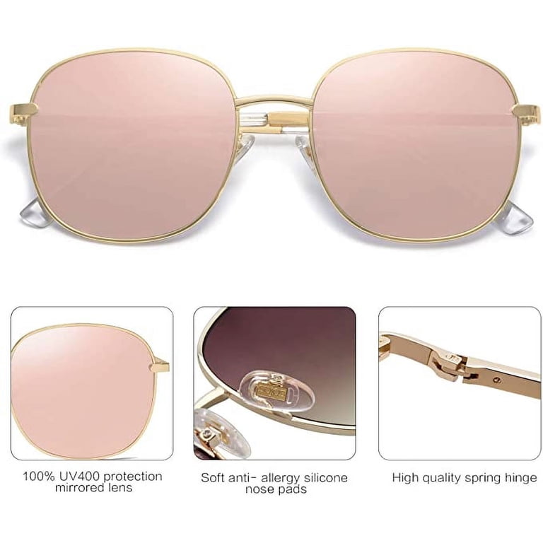 SOJOS Classic Square Sunglasses for Women Men with Spring  display picture 1