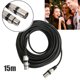 thumbnail image 4 of Cable mezclador de micrófono XLR de 3 pines Wdftyju con cancelación de ruido, 4 of 6