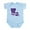 Sky Blue, variant on CafePress - Louisiana Pride Infant Bodysuit - Baby Light Bodysuit, Size Newborn - 24 Months