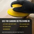 thumbnail image 6 of Dura-Gold Pro Series 6" Round-Shaped Hand Sanding Block Pad for Hook & Loop and PSA 6" DA Sanding Discs, 2 Pack - PSA Sandpaper Conversion Adapter Pad - Auto Car Sand Wood Woodworking Furniture, 6 of 6