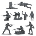 thumbnail image 4 of Toy Soldiers BMC CTS WW2, infantería alemana, 32 unidades, gris, 6 cm de alto, 4 of 9