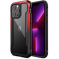 thumbnail image 1 of Étui Raptic Compatible avec iPhone 13 Pro, Protection Absorbant les Chocs, Cadre en Aluminium Durable, Testé pour Chute de 10 Pieds, Compatible avec iPhone 13 Pro, Dégradé Rouge, 1 of 7