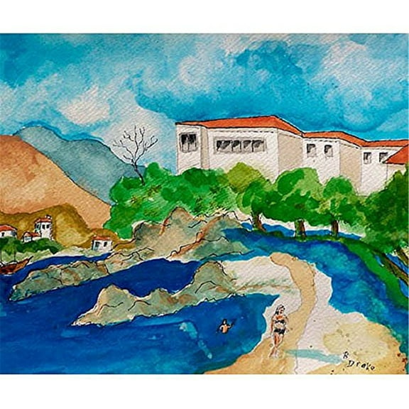 Betsy Drake BK190 Blue Lagoon Throw