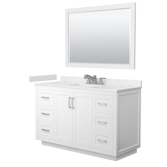 Wyndham Collection WCF292954SWHC2US3M46 Miranda 54" Free Standing Single Basin Vanity Set