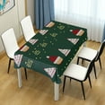 thumbnail image 4 of Yayeee Tablecloths 54" x 72" Rectangle Wrinkle Resistant Party Table Cover, Christmas Santa Hats, 4 of 8