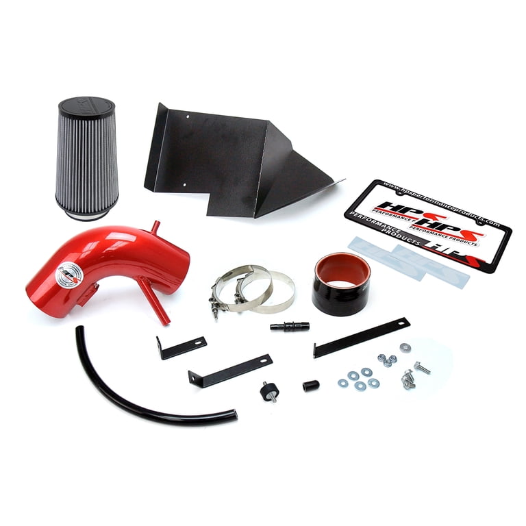HPS Performance Red Shortram Air Intake Kit + Heat Shield Cool Ram  Compatible for 2013-2016 Hyundai Genesis Coupe 3.8L V6, 827-525R -  Walmart.com