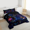 thumbnail image 3 of Castle Fairy Magic Mushroom Queen Comforter Set,Animal Cat Butterfly Bedding Comforter Set, 3 of 8