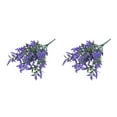 thumbnail image 4 of Injueey Haga verde su hogar con plantas artificiales realistas y hermosas Flores artificiales Flores Planta falsa artificial púrpura 2Conjunto, 4 of 6